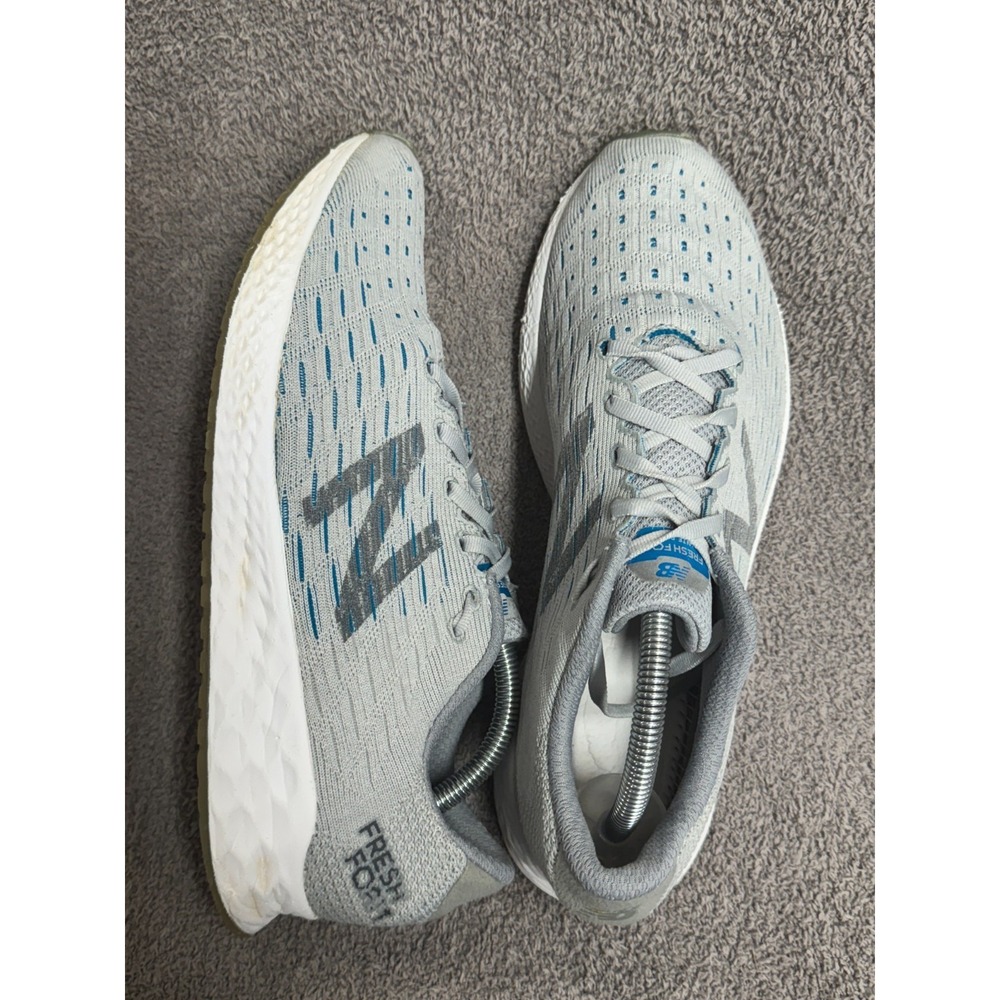 New Balance‎ Fresh Foam Zante Men 10.5 D Gray Teal Running Shoes – Run Small - Picture 6 of 8